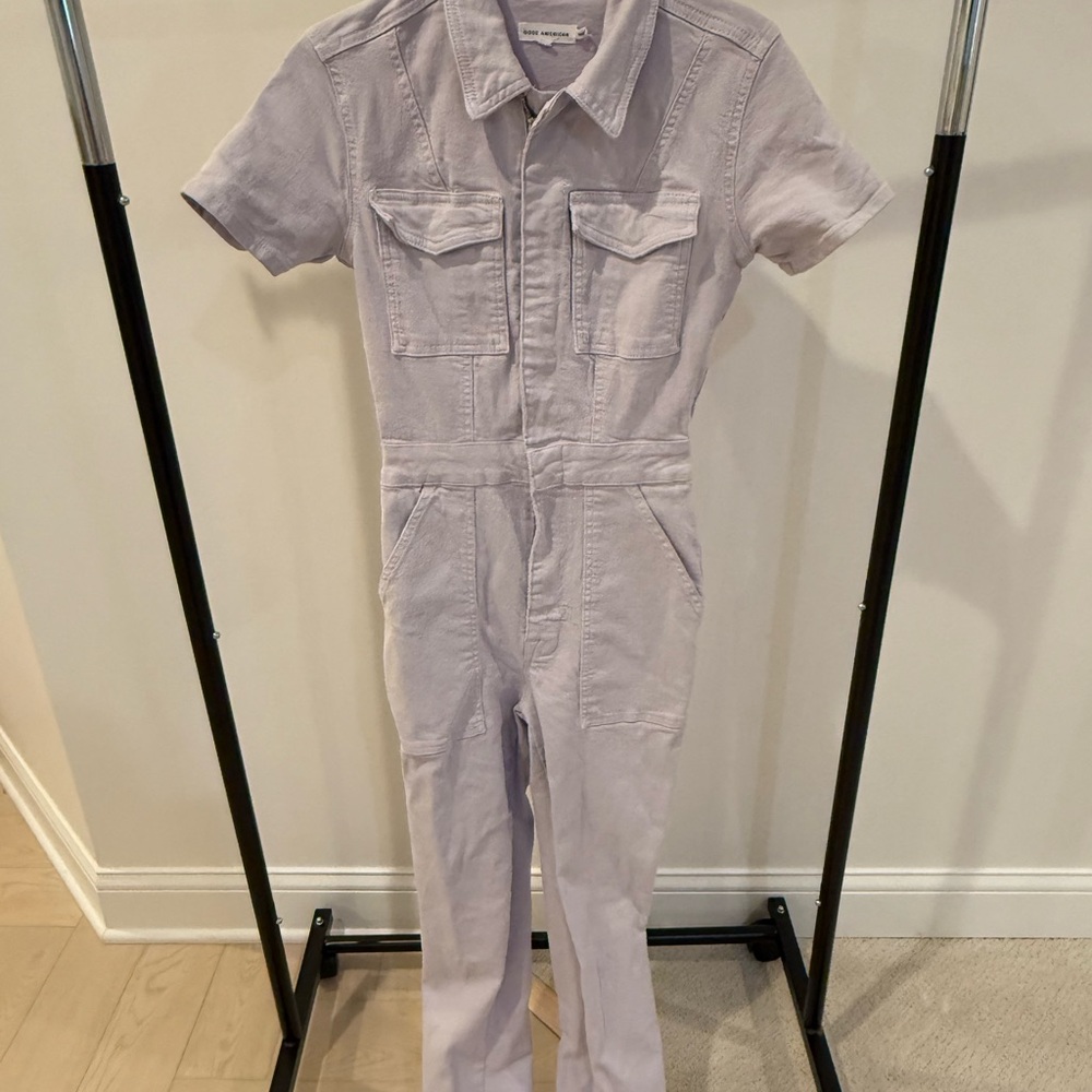 Good American Light Purple Jumpsuit